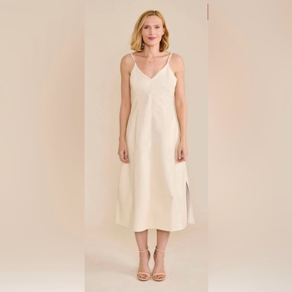 Chic Cream Midi Dress